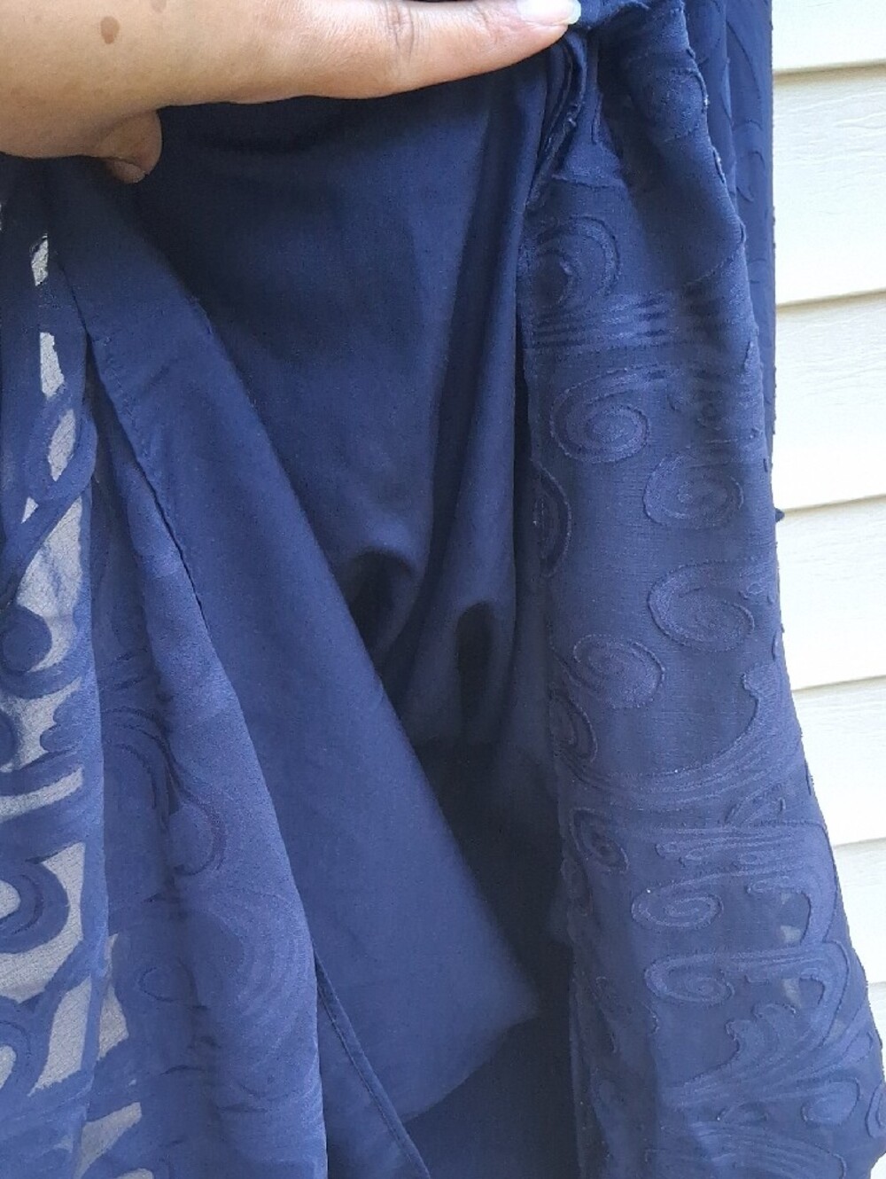 Lilly Pulitzer Navy-Black Smocked Strap Tiered Maxi Dress - Picture 8 of 16